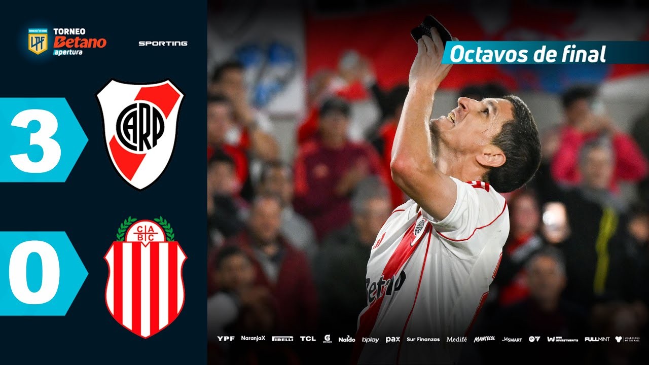 ไฮไลท์ฟุตบอล [ ริเวอร์เพลท 3 - 0 บาร์รากัส เซ็นทรัล ] อาร์เจนติน่า พรีเมียร์ ดิวิชั่น 2025/13.5.68