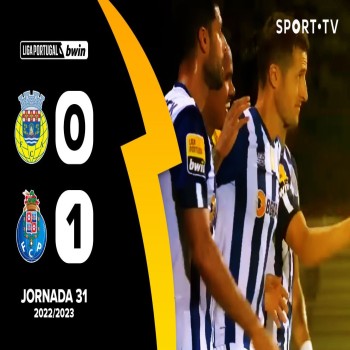 #ไฮไลท์ฟุตบอล [ อารัวก้า 0 - 1 ปอร์โต้ ] ลีกา ซาเกรส โปรตุเกส 2022/23