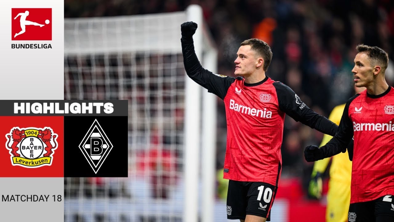 #ไฮไลท์ฟุตบอล [ เลเวอร์คูเซ่น 3 - 1 มึนเช่นกลัดบัค ] บุนเดสลีก้า เยอรมัน 2025/19.1.68