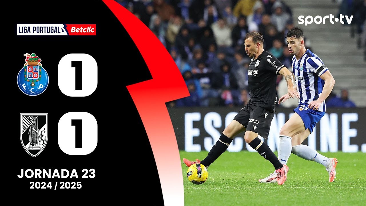 #ไฮไลท์ฟุตบอล [ เอฟซี ปอร์โต้ 1 - 1 วิตอเรีย กิมาไรส์ ] ลีกา ซาเกรส โปรตุเกส 2025/25.2.68