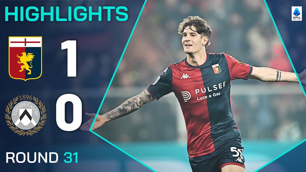 #ไฮไลท์ฟุตบอล [ เจนัว 1 - 0 อูดิเนเซ่ ] กัลโช่ เซเรียอา อิตาลี 2025/5.4.68
