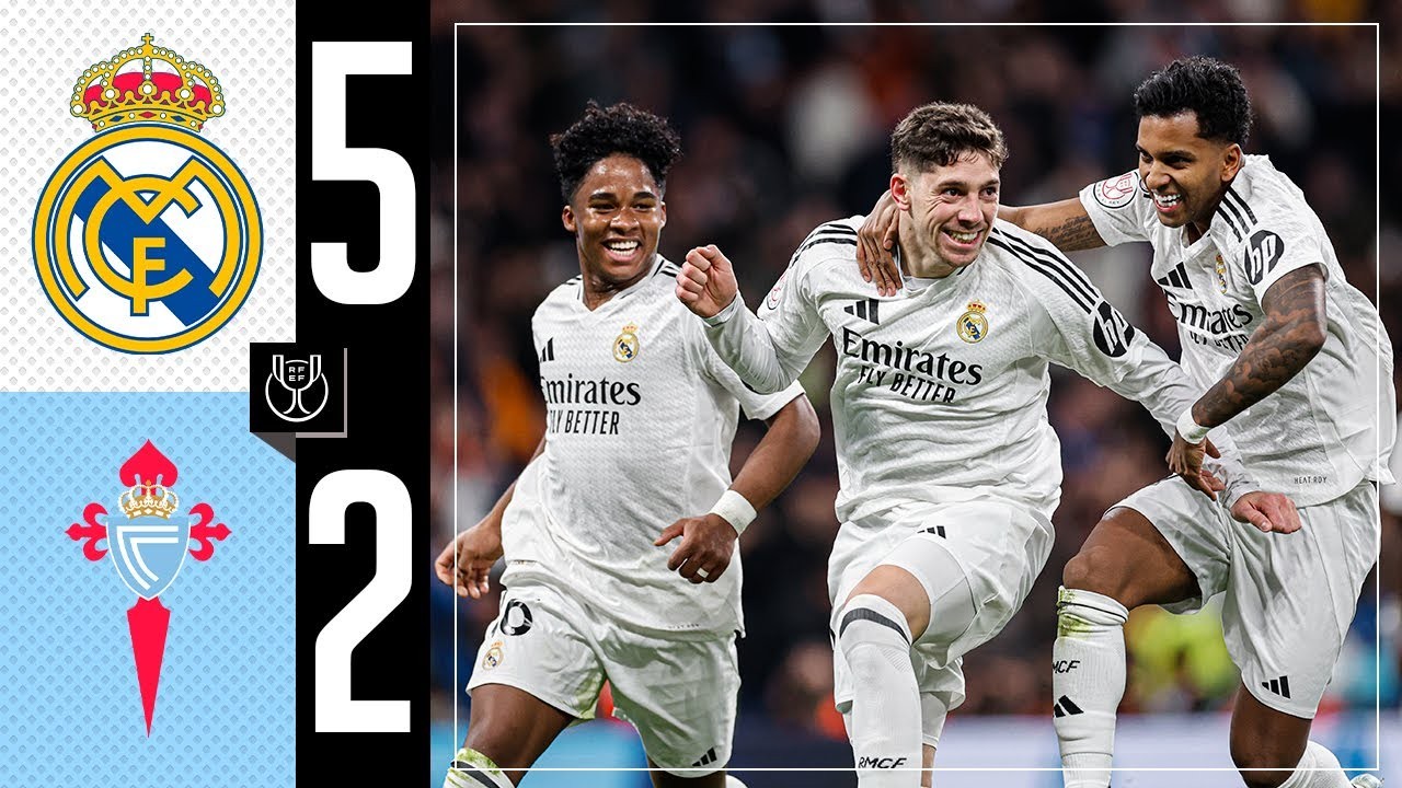 #ไฮไลท์ฟุตบอล [ เรอัล มาดริด 2 - 2 เซลต้า บีโก้ (ต่อเวลาพิเศษ 5 - 2) ] โคปา เดล เรย์ สเปน 2025/17.1.68